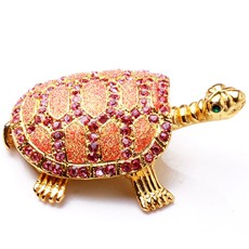 開(kāi)光創(chuàng)意小禮品★合金鑲水鉆長(zhǎng)壽龜小擺件★開(kāi)光精致裝飾品