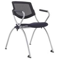 可折叠培训椅会议椅带写字板新闻椅记者椅电脑椅办公椅写字椅