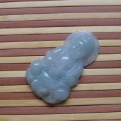 天然翡翠冰糯玉觀音