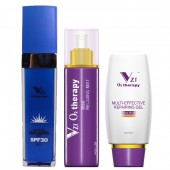 美国VZI氧疗薇彩防晒三件套防紫外线必备防晒霜防晒乳晒后修复控油定妆