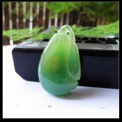 純天然玉髓吉祥福瓜吊墜
