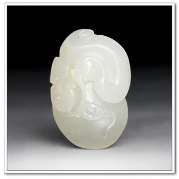 和田玉掛件一鷺如意(一口價)