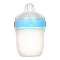 好孩子婴儿母乳实感宽口径奶瓶硅胶奶瓶宝宝防胀气奶瓶160mlB80346