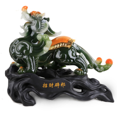 開光仿玉貔貅擺件★招財皮丘家居風水工藝品擺設(shè)★招財聚財辟邪