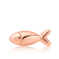 【網店尊享款】CoCoCat系列小魚18K玫瑰金耳...
