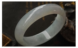 天然翡翠手鐲--老坑冰種清雅淡綠細膩均勻水潤晶瑩婉約韻秀圓潤正裝富貴圓鐲(58)