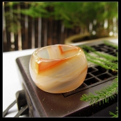 純天然水草瑪瑙玉戒指環戒
