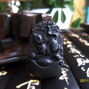 靈鼠運(yùn)財(cái)&砭石生肖鼠掛件