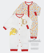 嬰兒春夏兩件裝連身衣哈衣爬服