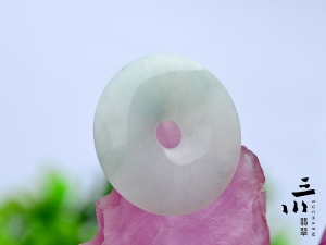 特價糯種天然A貨翡翠平安扣吊墜