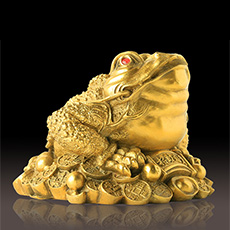 開光銅器金蟾擺件★元寶七星金蟾風水用品工藝品擺設★招財進寶鎮宅轉運