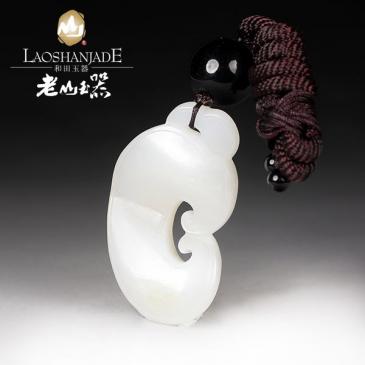 和田玉羊脂玉籽料掛件花件脂感濃厚細膩