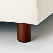 沙发用脚/棕色/4支入/直径6×高10cm