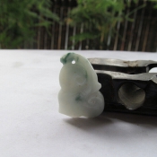 精美翡翠a貨玉如意吊墜