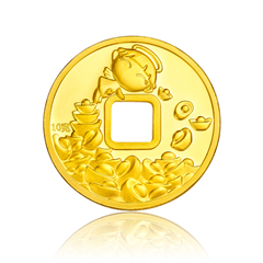 財富福星寶寶黃金足金金幣
