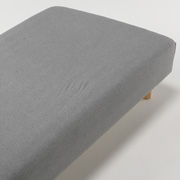 棉天竺床罩 K 180×200×18-28cm用 / 混灰色