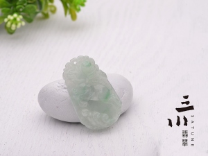 天然A貨翡翠生肖馬