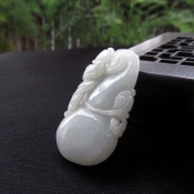 天然緬甸翡翠A貨福祿壽吉祥掛件