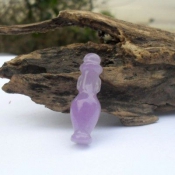 巴山翡翠淡紫花瓶(平平安安)/翡翠玉墜花瓶