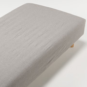 水洗棉床罩D140×200×18-28cm用/棕色