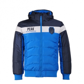 匹克PEAK秋冬季男款休閑時尚舒適保暖百搭連帽運動棉衣F534041