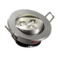 LED沙銀天花燈5WLED射燈LED筒燈LED牛眼燈德力西LED燈大品牌好質量含驅動光源砂銀外殼開孔9CM