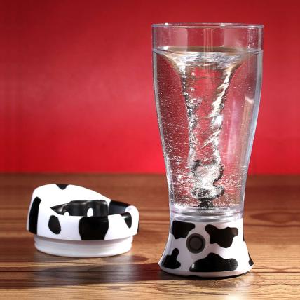 便携式奶牛款自动搅拌杯电动涡旋杯(奶牛款)