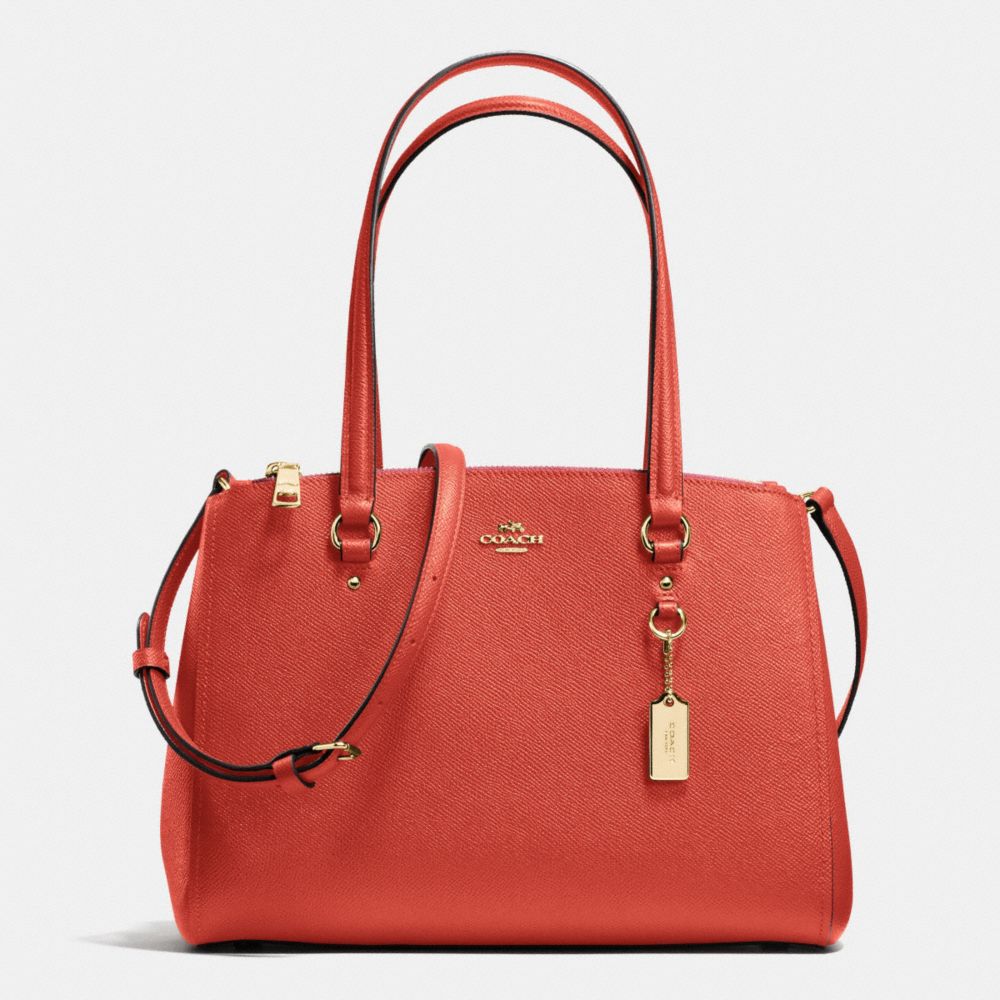 十字紋皮革STANTONCARRYALL29手提包