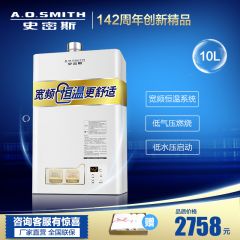 A.O.史密斯 10升TA 美国品牌/宽频恒温/低压燃烧 燃气热水器 10升 JSQ20-N1