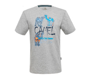 Camel骆驼户外男款圆领短袖T恤274T25050