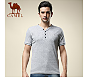 Camel駱駝V領(lǐng)t恤男士修身短袖T恤衫SS13TS099001