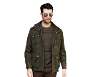 Camel駱駝可脫卸帽夾克男士茄克外套FW12JK077001