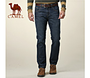 Camel駱駝直筒牛仔褲商務休閑水洗男褲FW13PJ115077