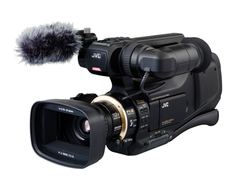 JVC(加送VF808电池)专业高清闪存摄像机(婚庆专用2400万像素1/2.3背照式COMS双卡同时录制断点续录F1.2光圈广角)JY-HM95