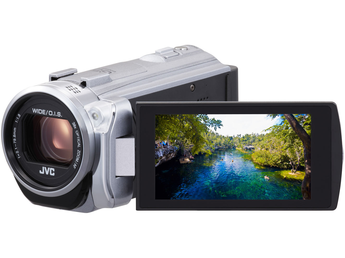 JVC （赠品VG166电池+摄像包）高清闪存摄像机GZ-E565