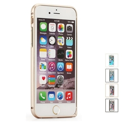 【特价超市】品胜手机保护壳Iphone6圆弧扣式超薄金属中框4.7”【金色】