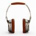 品胜耳机头戴式有线耳机HD500(钛金灰)棕色