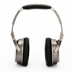 品胜耳机头戴式有线耳机HD500(钛金灰)黑色