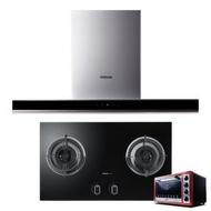 老板新品歐式煙機套裝65A5+9B17爆炒達19風量