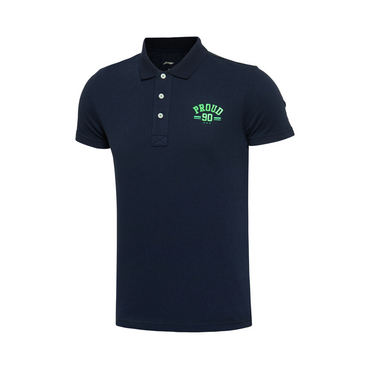 【2016新品】李寧運(yùn)動生活系列男子短袖POLO衫