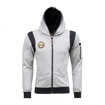 Innofashion尚男款開襟連帽衛衣