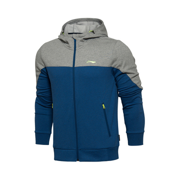 【2016新品】李寧訓練系列男子開衫連帽衛(wèi)衣