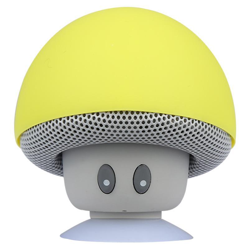 ZTE中兴蘑菇蓝牙音箱XBS06吸盘设计黄色