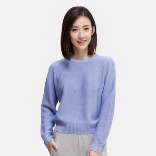 澳毛女式套頭毛衣