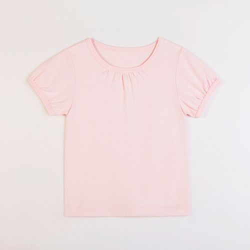 純棉兒童短袖內(nèi)衣女