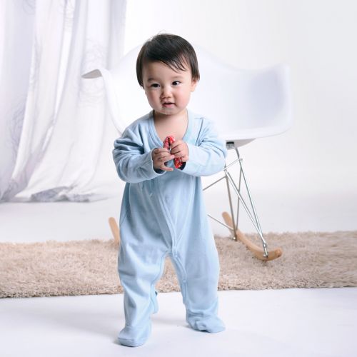 纯棉婴儿包脚连体衣(0-9个月)