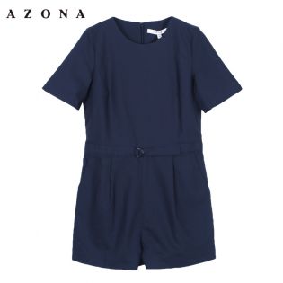 2016時尚摩登凈色風修身連體褲女夏顯瘦A1R2C0771PN