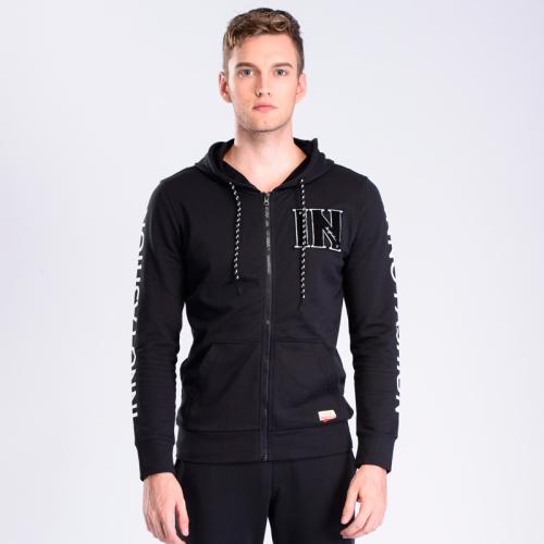 Innofashion尚男款開襟連帽衛(wèi)衣