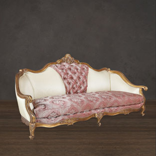 法国风-凡尔赛玫瑰                    Chateau城堡 四人位沙发