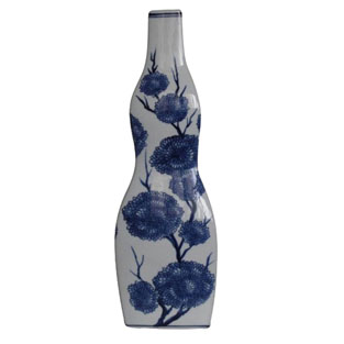 青花陶瓷花瓶14.5X14.5X42.0